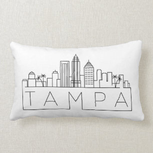 Tampa, Florida Skyline Lumbar Pillow Kussen