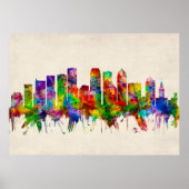 Tampa Florida Skyline Poster (Voorkant)