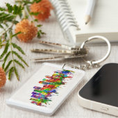 Tampa Florida Skyline Sleutelhanger (Voorkant Rechts)