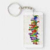 Tampa Florida Skyline Sleutelhanger (Voorkant)