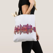 Tampa Florida Skyline Tote Bag (Dichtbij)