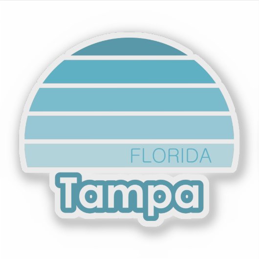 Tampa Florida Sticker (Voorkant)