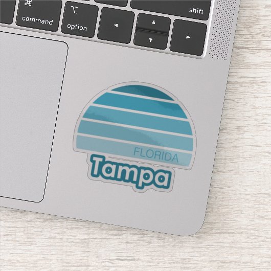 Tampa Florida Sticker (Detail)
