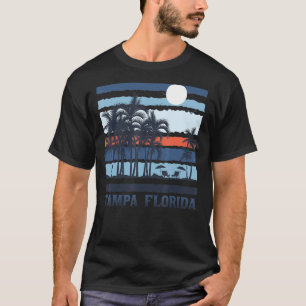  Tampa Florida Summer Travel 70-80's strand T-shirt