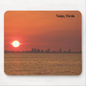 Tampa, Florida Sunset Mousepad Muismat (Voorkant)