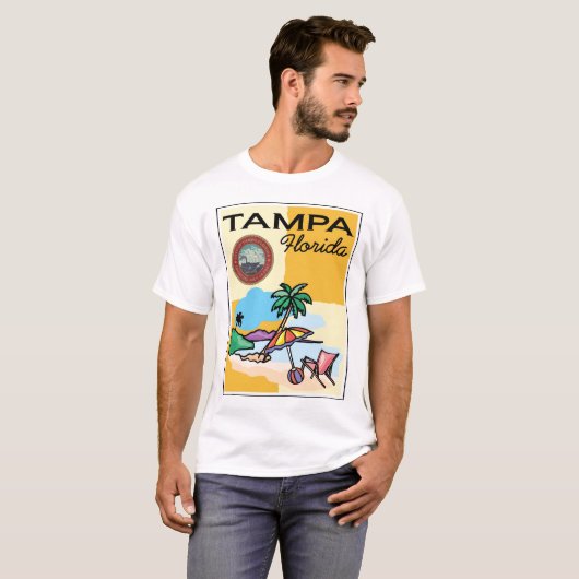 Tampa Florida T-shirt (Voorkant volledig)
