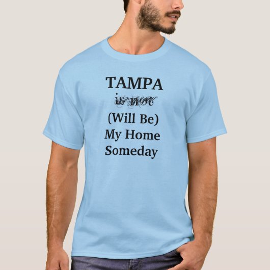 TAMPA Florida Thuis Reizen T-shirt (Voorkant)