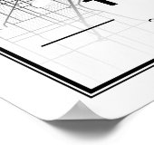 Tampa Florida USA Travel City Map Poster (Hoek)