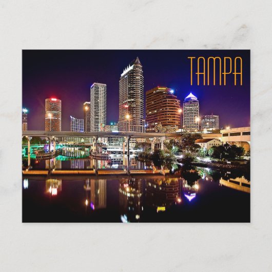 Tampa, Florida van de Platt Street Bridge. Briefkaart (Voorkant)