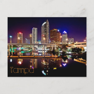 Tampa, Florida van de Platt Street Bridge. Briefkaart