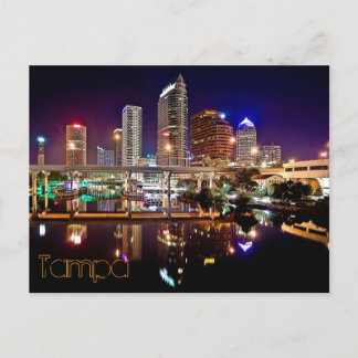 Tampa, Florida van de Platt Street Bridge. Briefkaart