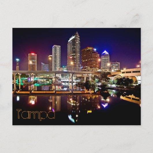 Tampa, Florida van de Platt Street Bridge. Briefkaart (Voorkant)