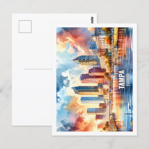 Tampa Florida Verenigde Staten Famous Place waterv Briefkaart