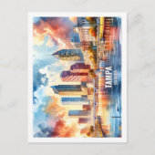 Tampa Florida Verenigde Staten Famous Place waterv Briefkaart (Voorkant)