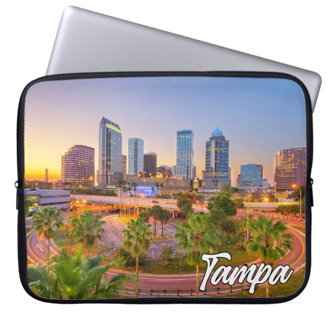 Tampa, Florida, Verenigde Staten Laptop Sleeve (Voorkant)