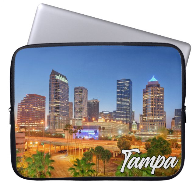 Tampa, Florida, Verenigde Staten Laptop Sleeve (Voorkant)