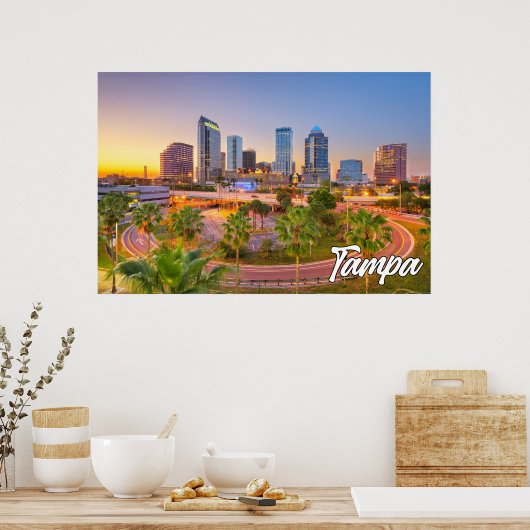 Tampa, Florida, Verenigde Staten Poster (Keuken)