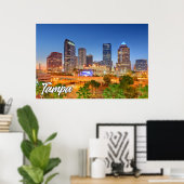 Tampa, Florida, Verenigde Staten Poster (Thuiskantoor)