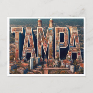 Tampa, Florida Vintage Reizen Briefkaart