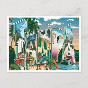 Tampa, Florida Vintage Reizen Briefkaart