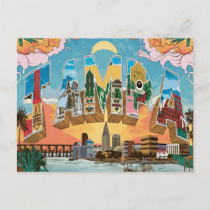 Tampa, Florida Vintage Reizen Briefkaart