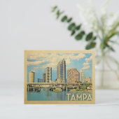 Tampa Florida Vintage Travel Briefkaart (Staand voorkant)