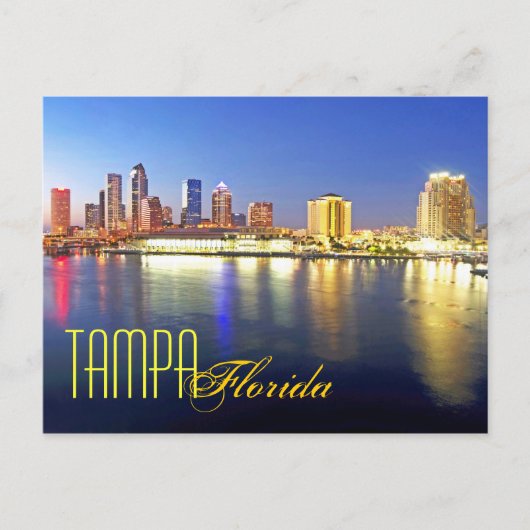 Tampa, Florida, VS Briefkaart (Voorkant)