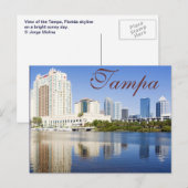 Tampa, Florida, VS Briefkaart (Voorkant / Achterkant)