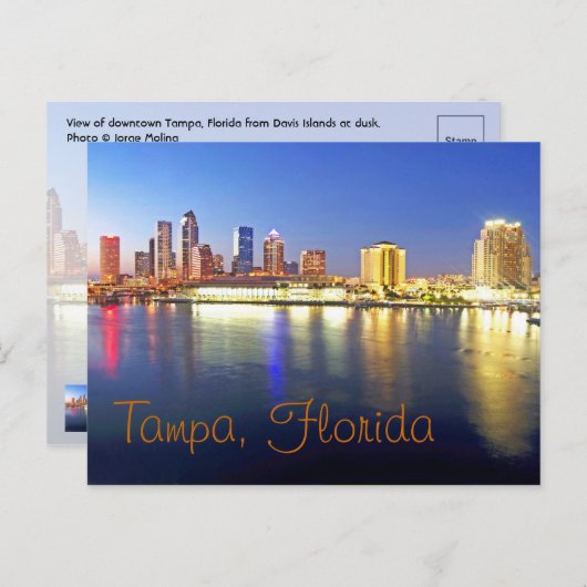 Tampa, Florida, VS Briefkaart (Voorkant / Achterkant)