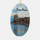 Tampa Florida Waterfront Keramisch Ornament (Rechts)