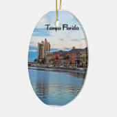 Tampa Florida Waterfront Keramisch Ornament (Links)