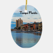 Tampa Florida Waterfront Keramisch Ornament (Voorkant)