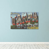 Tampa, FloridaLarge Letter ScenesTampa, FL Canvas Afdruk (Insitu (Houten vloer))