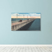 Tampa, FloridaView of Gandy BridgeTampa, FL Canvas Afdruk (Insitu (Houten vloer))