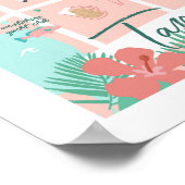 Tampa Kaart Afdrukken 16 "x20" Poster (Hoek)