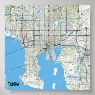 Tampa kaart poster