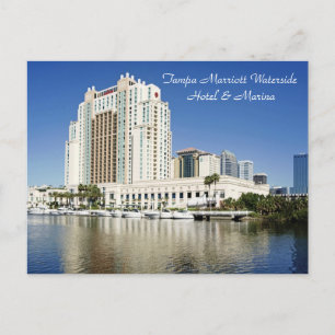 Tampa, Marriott, Waterside, Hotel & Marina Briefkaart