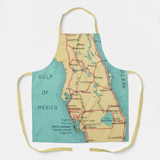 Tampa naar Naples Apron Schort (Voorkant)