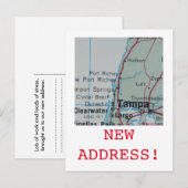 Tampa Nieuwe aankondiging adres (Voorkant / Achterkant)