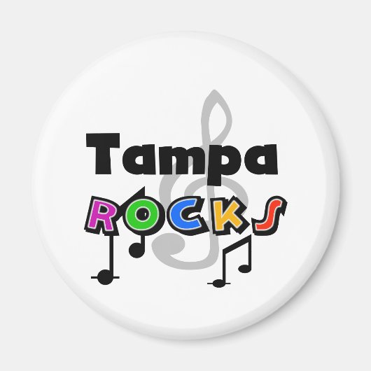 Tampa Rocks Magneet (Voorkant)