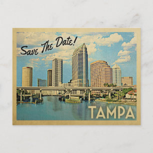 Tampa Save the Date Florida Aankondigingskaart