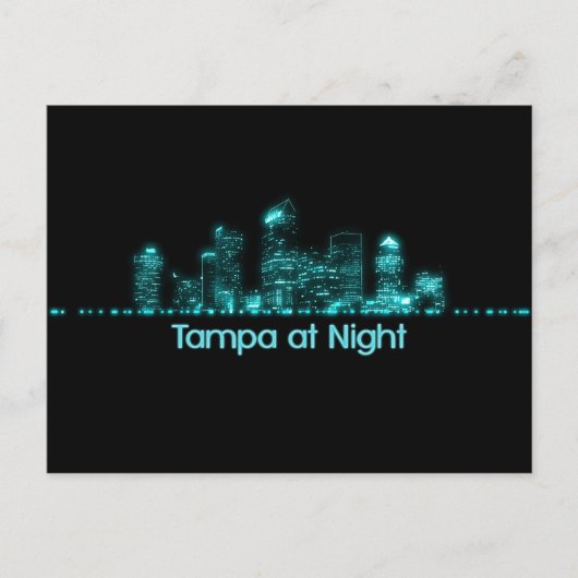 Tampa Skyline Briefkaart (Voorkant)