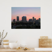 Tampa Skyline Poster (Keuken)