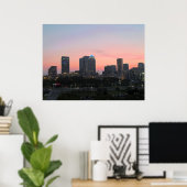 Tampa Skyline Poster (Thuiskantoor)