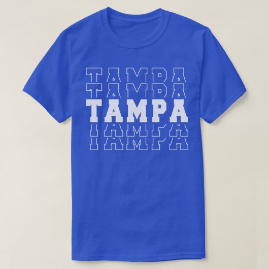 Tampa stad Florida Tampa FL 1 T-shirt (Design voorkant)