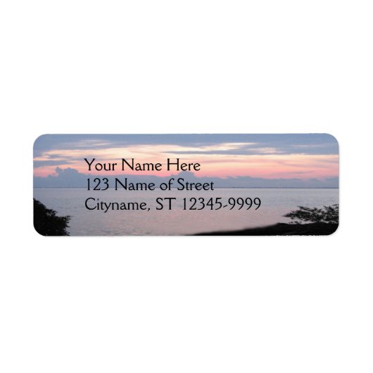 Tampa Sunset Etiket (Voorkant)