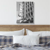 Tampa Theater Zwart-wit Fotodoek Canvas Afdruk (Insitu (Slaapkamer))