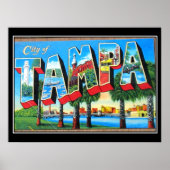 Tampa Vintage Poster City of Tampa (Voorkant)