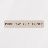 Tamper-evident Seal Honey Jar Security Vinyl Label (Design 1)