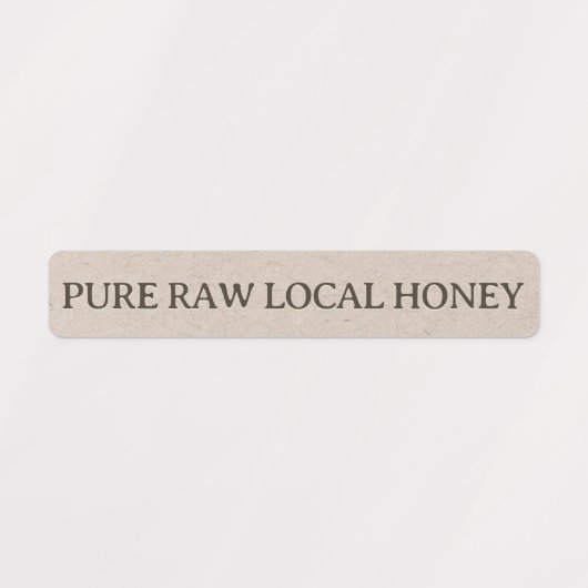 Tamper-evident Seal Honey Jar Security Vinyl Label (Design 1)